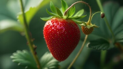 Close-up of a ripe strawberry (1)