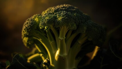 Close-up of broccoli head