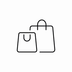 shopping bags icon sign vector
