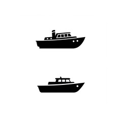 Sleek yacht silhouettes ready for elegant sea voyages and luxury travel adventures