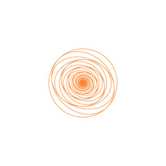orange spiral