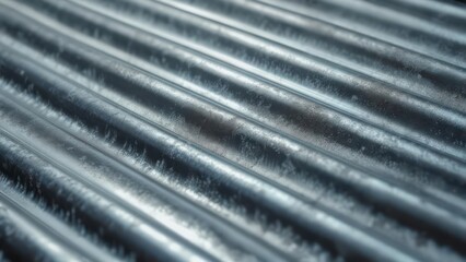 Corrugated metal surface