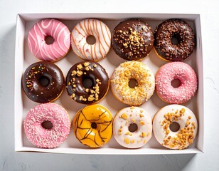 Donuts in einer Box