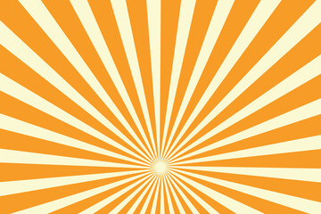 Autumn Orange Sun Rays Abstract Background Design