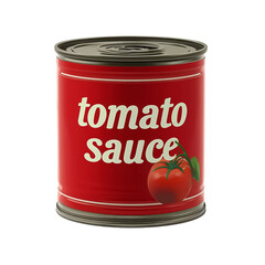 Tomato sauce can, cutout, transparent png