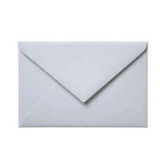 a white envelope isolated on a white background