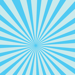 Blue White Radiant Sunshine Rays Abstract Background