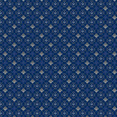 seamless blue pattern