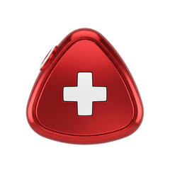 Obraz premium Stay prepared with the red first aid kit, a must-have for safety and emergency preparedness