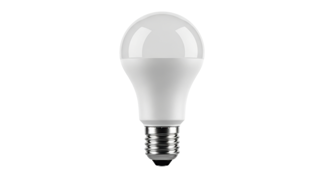 Isolated light emitting diode lightbulb, electrical illumination lighting solution lamp fixture