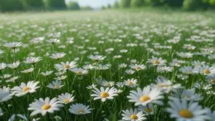 Field of daisies in morning light © imron