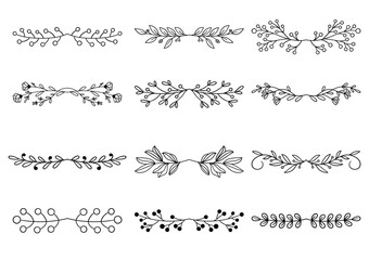 Obraz premium 0079 flower divider