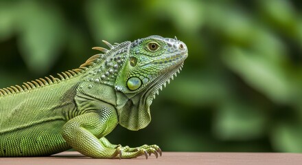 Obraz premium iguana on a branch