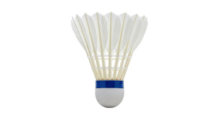Isolated shuttlecock for badminton sport, recreational game equipment and competitive play