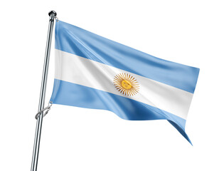 Argentina Flag with Sun Emblem
