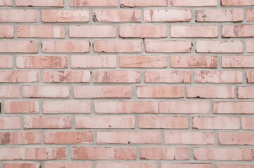 Obraz premium Background pattern featuring pastel bricks separated by gray concrete lines