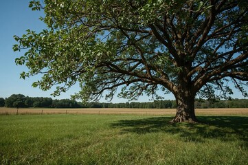 Scenic View of the Wilderness with Trees and Flames