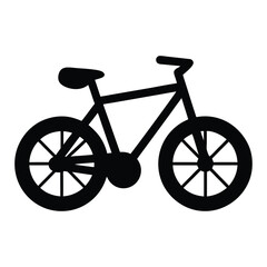 Bicycle vector image for cycling enthusiasts and bike lovers perfect for graphic design projects