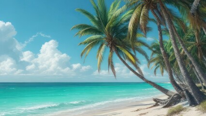 Tropical beach paradise