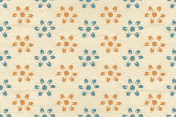 Fototapeta premium Damask Ikat floral seamless pattern vector illustration,ikat background,Aztec style,baroque pattern.design for texture,fabric,clothing,wrapping,decoration,print,tile,saree,rug