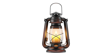 Vintage kerosene lantern glows warmly, providing rustic light and ambiance for timeless spaces.