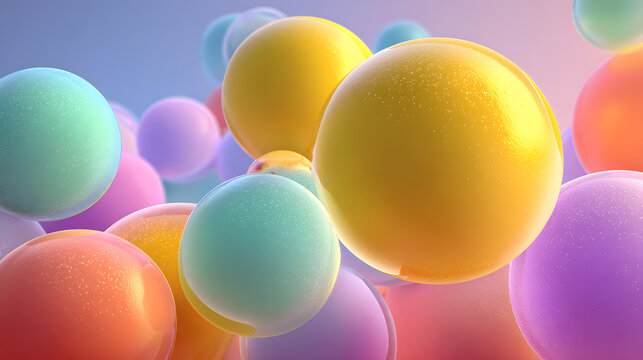 Party disc balls background, bright gradient wallpaper - Powered by Adobe