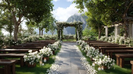 outdoor wedding ceremony venue
