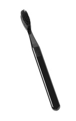 Black plastic toothbrush for daily dental hygiene
