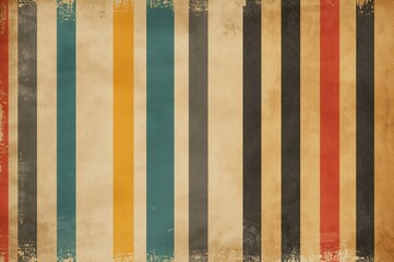 Vintage grunge style with striped pattern in raster format