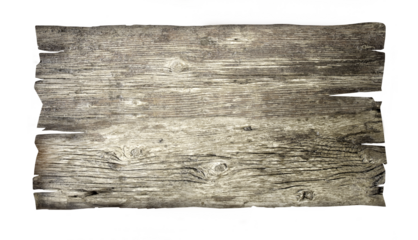 Weathered wood plank texture with transparent background