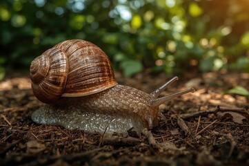 Land snails known as Lissachatina fulica belong to the family Achatinidae.