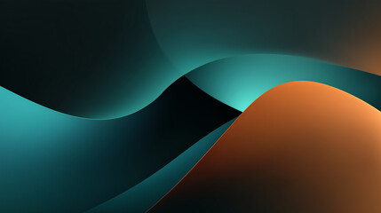 Futuristic Abstract Background with Smooth Metallic Colors