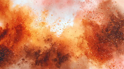 Autumn Artistic Style with Warm Watercolor Texture