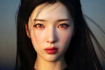 woman, beauty