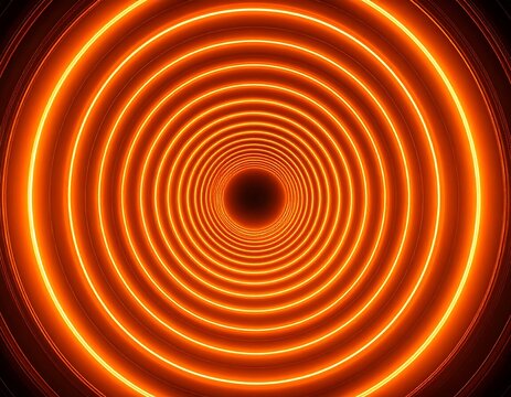 Neon circles tunnel effect (1)