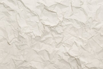 Naklejka premium Complete view of wrinkled paper surface and backdrop. The paper originates from wood, a sustainable and eco-friendly resource.