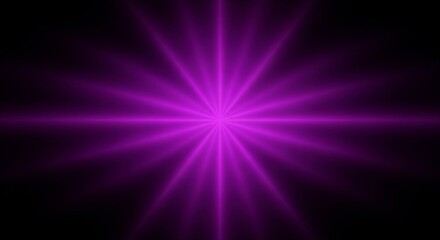 Abstract purple starburst glowing light radiating energy and cosmic power perfect for backgrounds and design elements