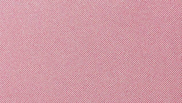 Jacquard textile in pink featuring a wide, relaxed diagonal weave with a rough texture, ideal for upholstery and fabric backgrounds. Close-up of fabric structure, wallpaper, and furniture material.