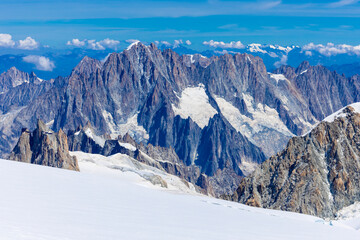 Chamonix Montblanc Beautiful Alpine Mountain