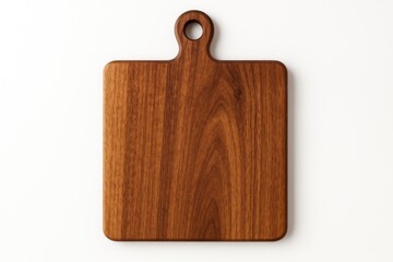Fototapeta premium Natural wood board for slicing on a white background
