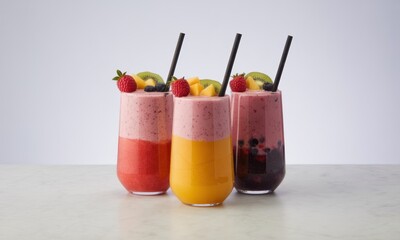 Colorful layered smoothies (1)