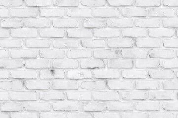 Fototapeta premium Vintage Whitewashed Brick Wall with Rough Plaster Texture