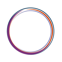 Circle round frame Border background modern symbol