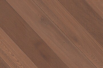 Obraz premium Chevron patterned brown wood parquet surface