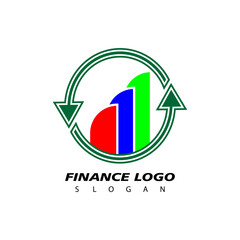 Finance and Accounting Logo Design Vector. Vector illustration