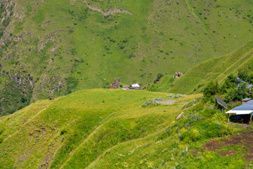 Ardot, an ancient village in the highlands of Khevsureti, Georgia