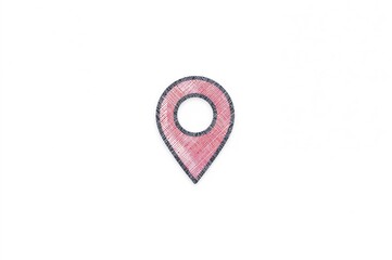 User profile icon inside a location pin symbol