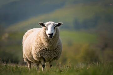 Obraz premium Blacknose sheep breed from the Alps