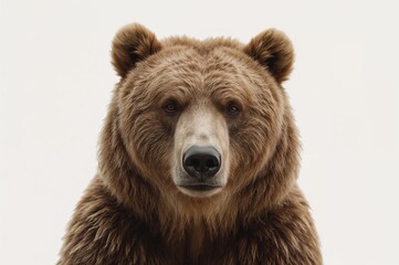 Fototapeta premium Close-up of a common brown ursine species.