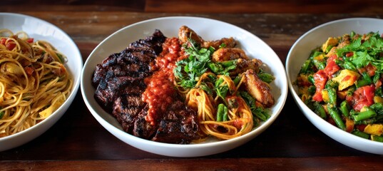 Delicious Italian Cuisine: Steak, Pasta, and Chicken Dishes